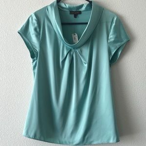 NWT The Limited Teal Blouse size M